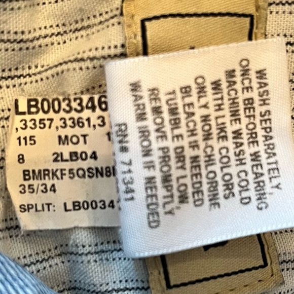 LL Bean Jeans Size 35x34 Men's Standard Fit Medium Wash 5
Pocket - Picture 8 of 8